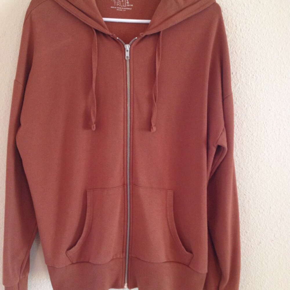 Time and Tru Hoodie Jacket Large